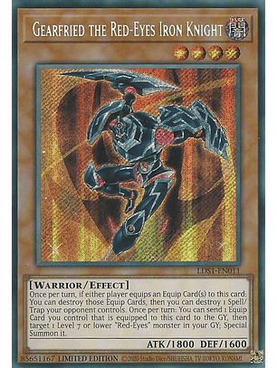 Gearfried the Red-Eyes Iron Knight - LDS1-EN011 - Secret Rare
