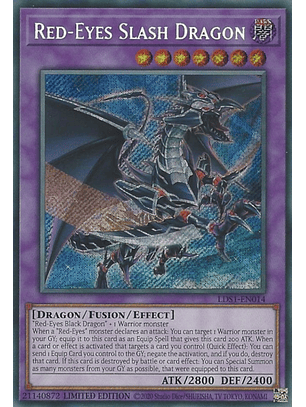 Red-Eyes Slash Dragon - LDS1-EN014 - Secret Rare