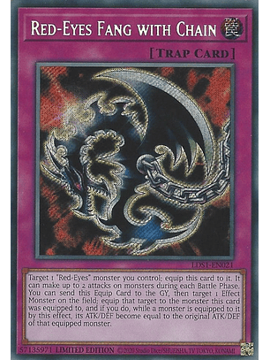 Red-Eyes Fang with Chain - LDS1-EN021 - Secret Rare
