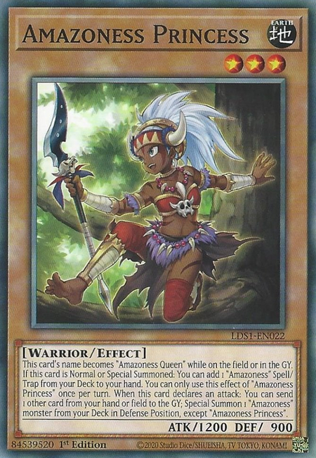 Amazoness Princess - LDS1-EN022 - Common  1