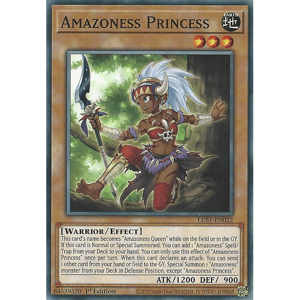 Amazoness Princess - LDS1-EN022 - Common 