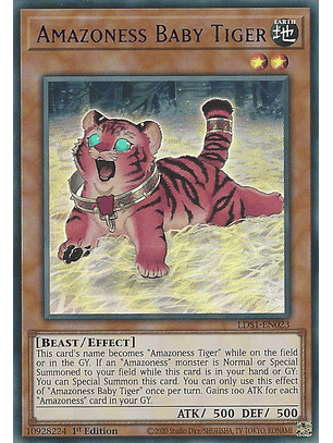 Amazoness Baby Tiger - LDS1-EN023 - Ultra Rare