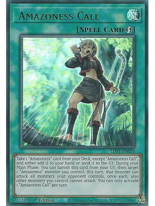 Amazoness Call - LDS1-EN024 - Ultra Rare