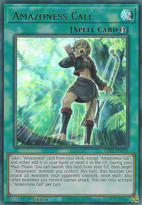 Amazoness Call - LDS1-EN024 - Ultra Rare