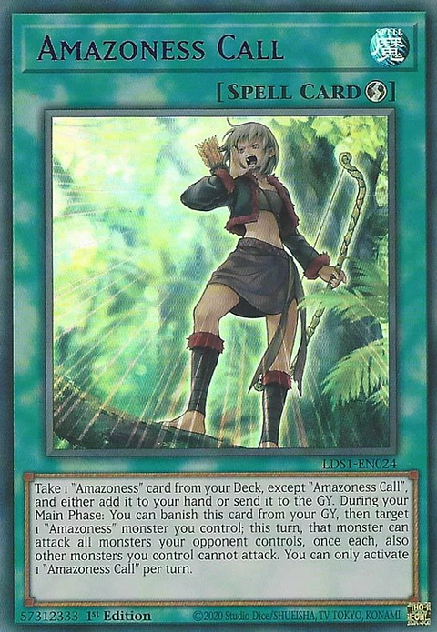 Amazoness Call - LDS1-EN024 - Ultra Rare