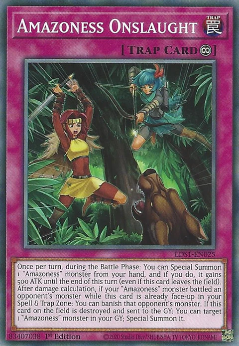 Amazoness Onslaught - LDS1-EN025 - Common 