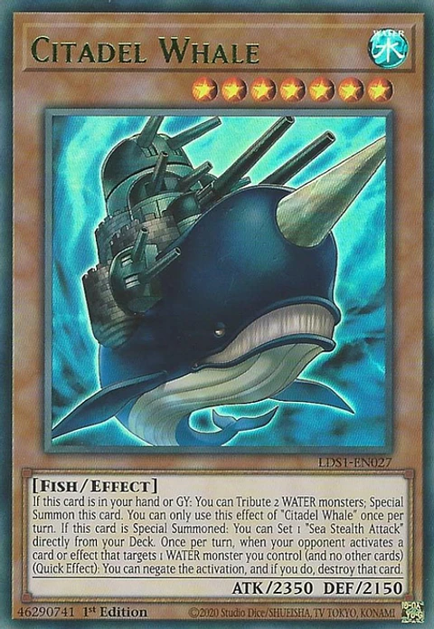 Citadel Whale - LDS1-EN027 - Ultra Rare