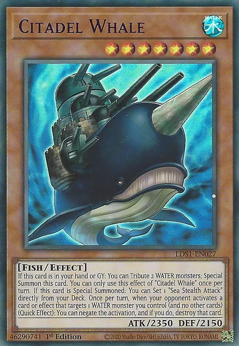 Citadel Whale - LDS1-EN027 - Ultra Rare