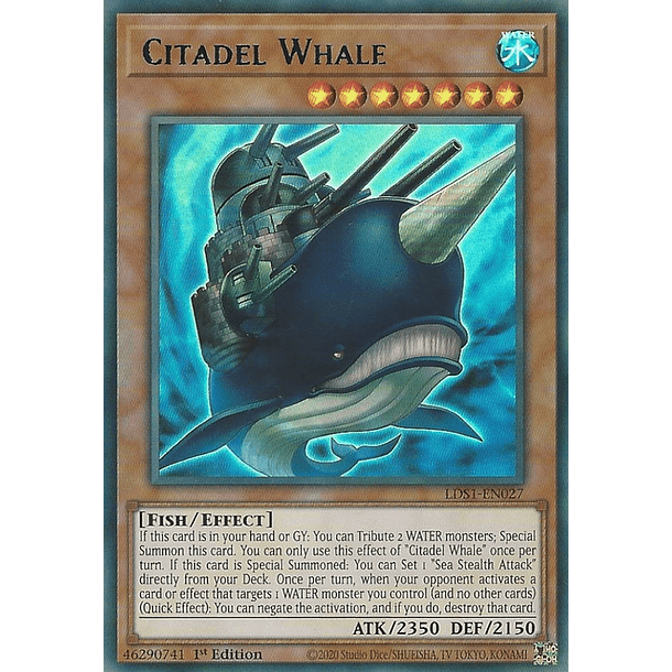 Citadel Whale - LDS1-EN027 - Ultra Rare 3