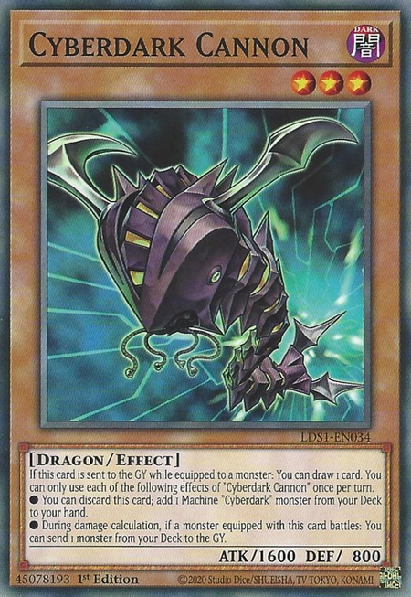 Cyberdark Cannon - LDS1-EN034 - Common  1