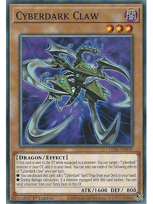Cyberdark Claw - LDS1-EN035 - Common 
