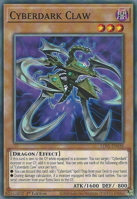 Cyberdark Claw - LDS1-EN035 - Common 