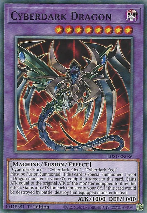 Cyberdark Dragon - LDS1-EN036 - Common 