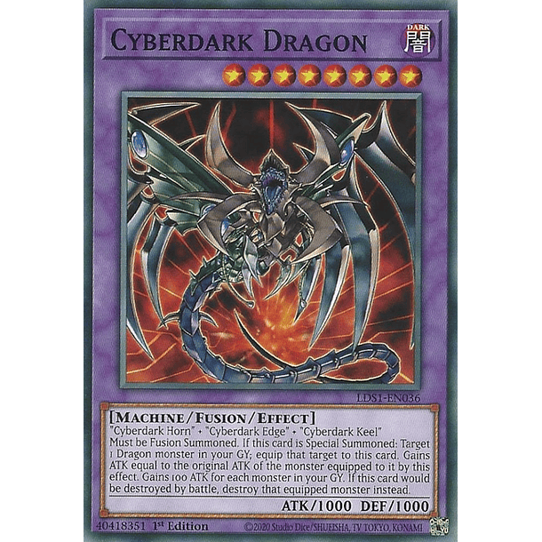 Cyberdark Dragon - LDS1-EN036 - Common 