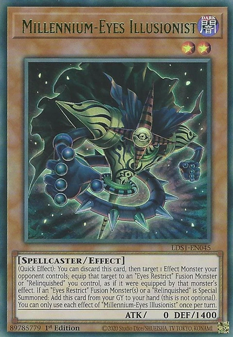 Millennium-Eyes Illusionist - LDS1-EN045 - Ultra Rare
