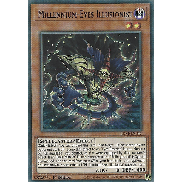 Millennium-Eyes Illusionist - LDS1-EN045 - Ultra Rare 2