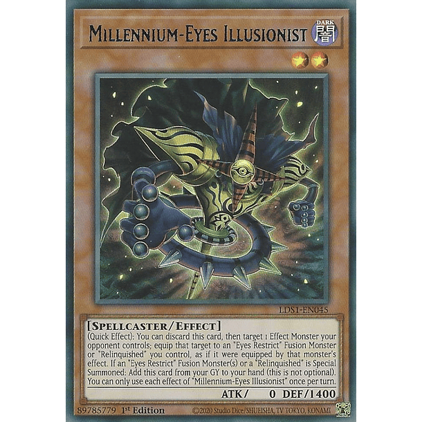 Millennium-Eyes Illusionist - LDS1-EN045 - Ultra Rare 3