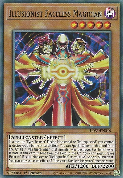 Illusionist Faceless Magician - LDS1-EN046 - Common 