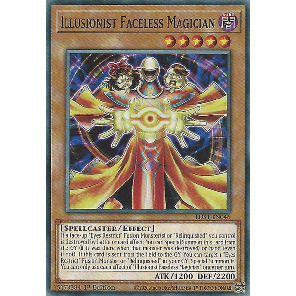 Illusionist Faceless Magician - LDS1-EN046 - Common 