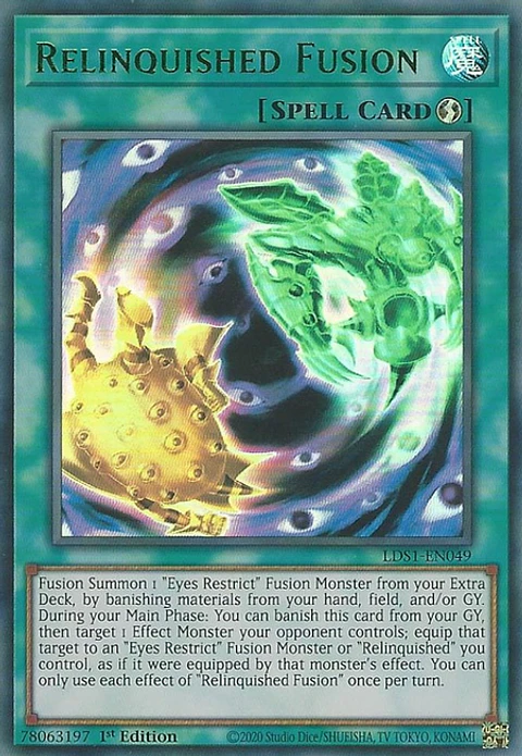 Relinquished Fusion - LDS1-EN049 - Ultra Rara