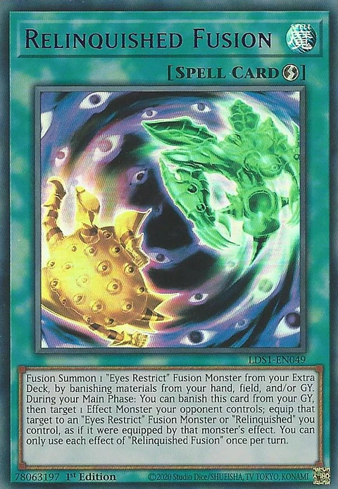Relinquished Fusion - LDS1-EN049 - Ultra Rara