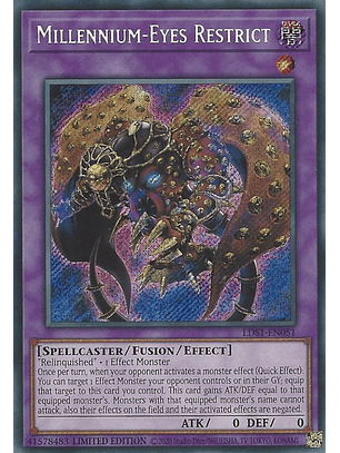 Millennium-Eyes Restrict - LDS1-EN051 - Secret Rare 
