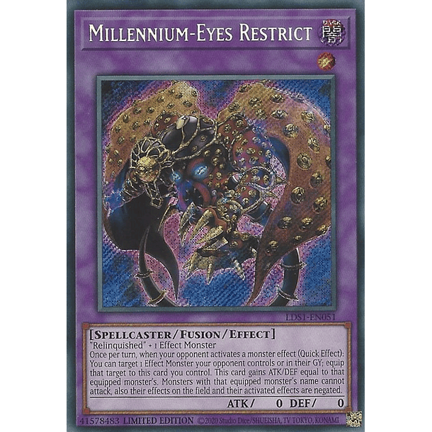 Millennium-Eyes Restrict - LDS1-EN051 - Secret Rare 