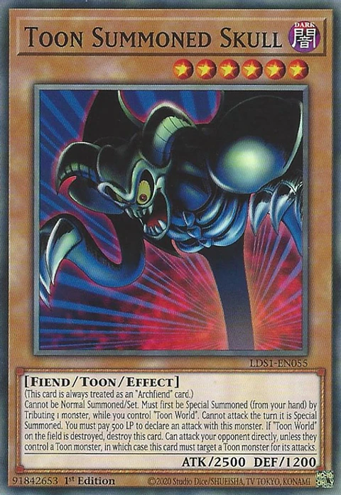 Toon Summoned Skull - LDS1-EN055 - Common 