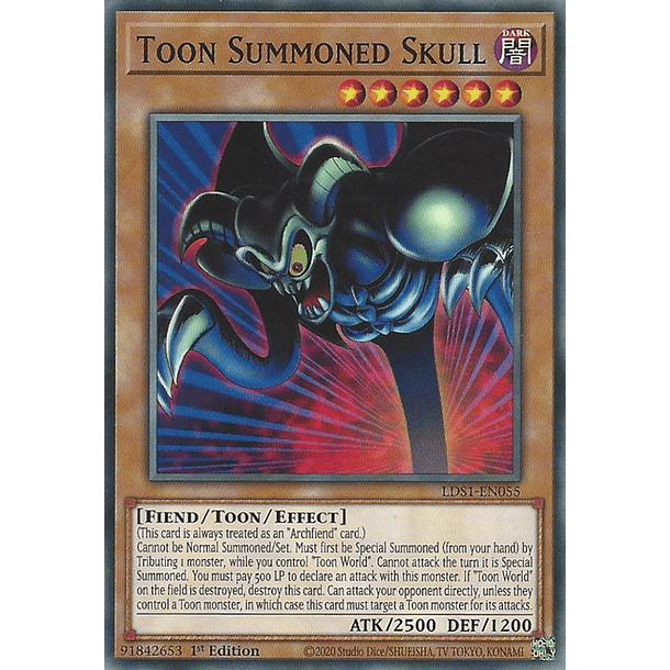 Toon Summoned Skull - LDS1-EN055 - Common 