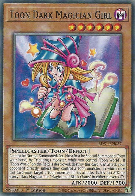 Toon Dark Magician Girl - LDS1-EN057 - Common  1