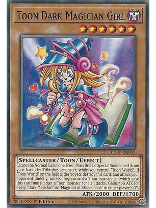 Toon Dark Magician Girl - LDS1-EN057 - Common 