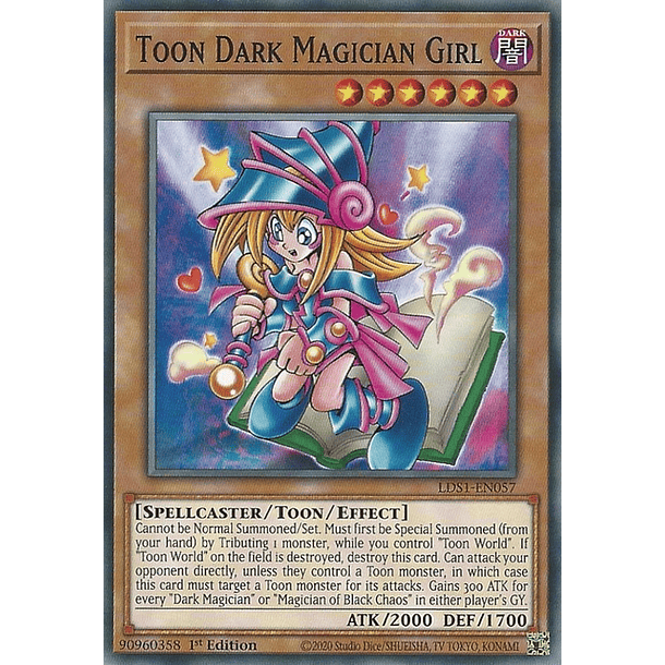 Toon Dark Magician Girl - LDS1-EN057 - Common 