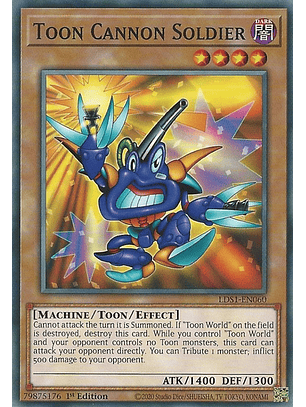 Toon Cannon Soldier - LDS1-EN060 - Common 