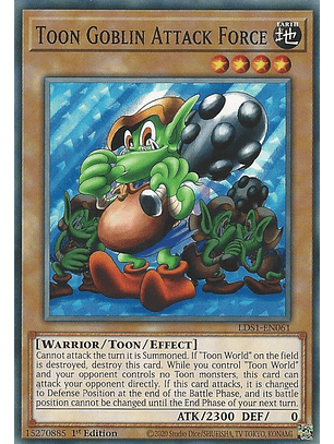 Toon Goblin Attack Force - LDS1-EN061 - Common 
