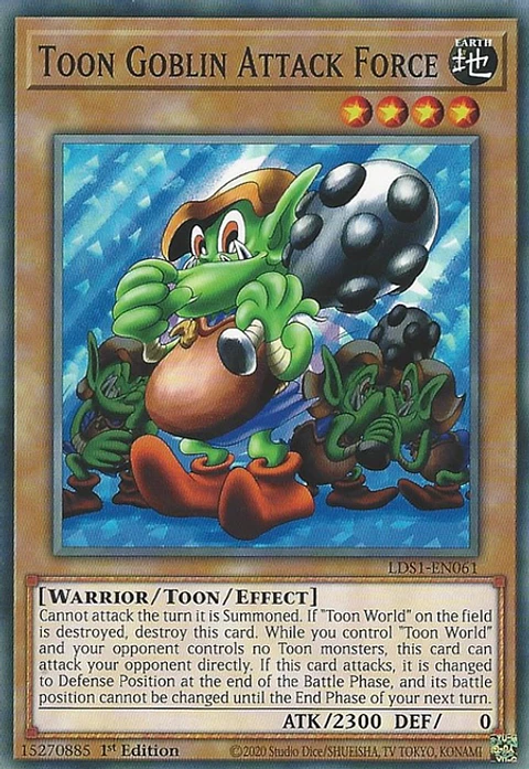 Toon Goblin Attack Force - LDS1-EN061 - Common 