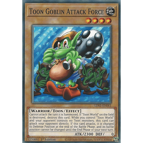 Toon Goblin Attack Force - LDS1-EN061 - Common 