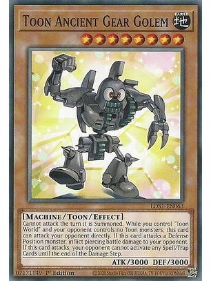 Toon Ancient Gear Golem - LDS1-EN063 - Common 