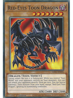 Red-Eyes Toon Dragon - LDS1-EN066 - Common 