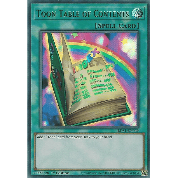 Toon Table of Contents - LDS1-EN069 - Ultra Rare