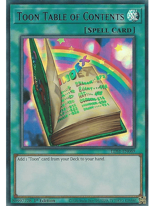Toon Table of Contents - LDS1-EN069 - Ultra Rare