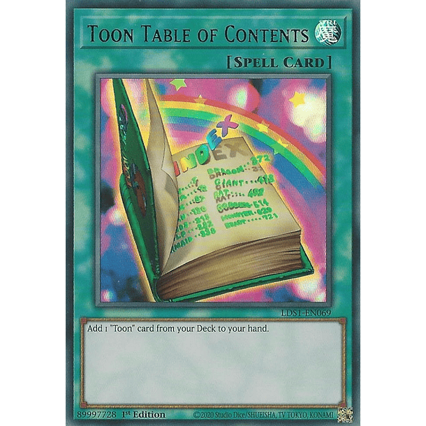 Toon Table of Contents - LDS1-EN069 - Ultra Rare 3