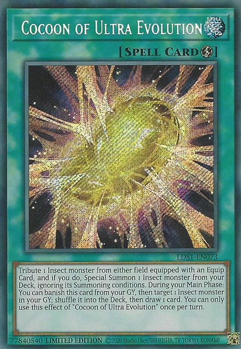 Cocoon of Ultra Evolution - LDS1-EN073 - Secret Rare
