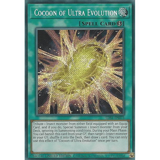 Cocoon of Ultra Evolution - LDS1-EN073 - Secret Rare