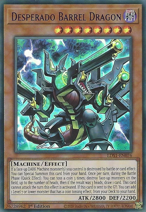 Desperado Barrel Dragon - LDS1-EN076 - Ultra Rare