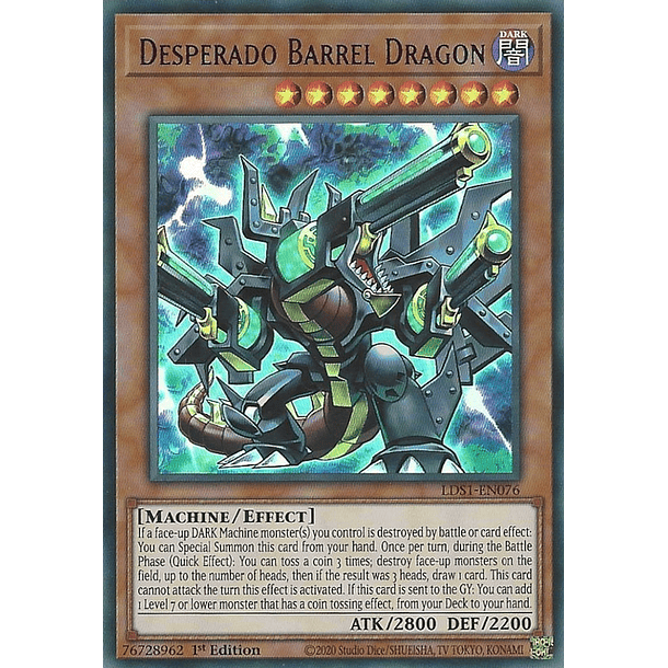 Desperado Barrel Dragon - LDS1-EN076 - Ultra Rare 2