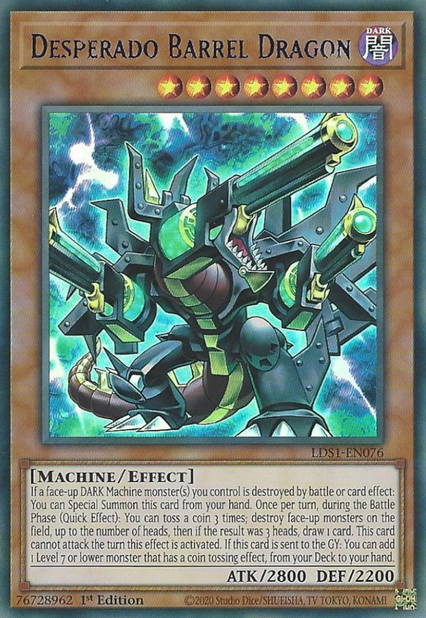 Desperado Barrel Dragon - LDS1-EN076 - Ultra Rare 3