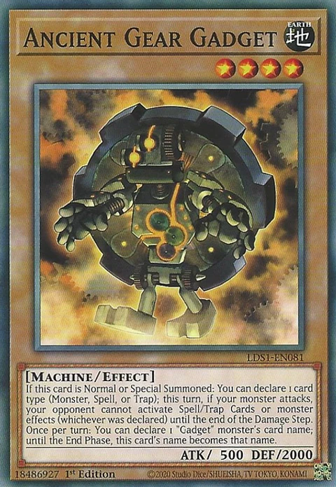 Ancient Gear Gadget - LDS1-EN081 - Common 