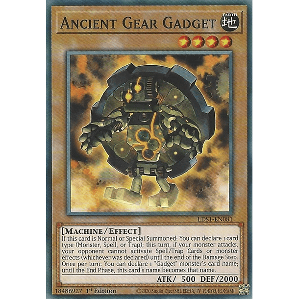 Ancient Gear Gadget - LDS1-EN081 - Common 