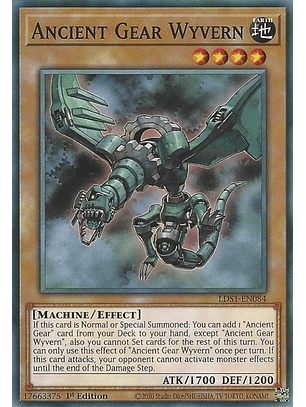 Ancient Gear Wyvern - LDS1-EN084 - Common 