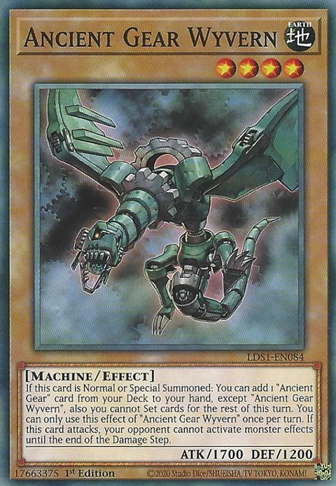 Ancient Gear Wyvern - LDS1-EN084 - Common 